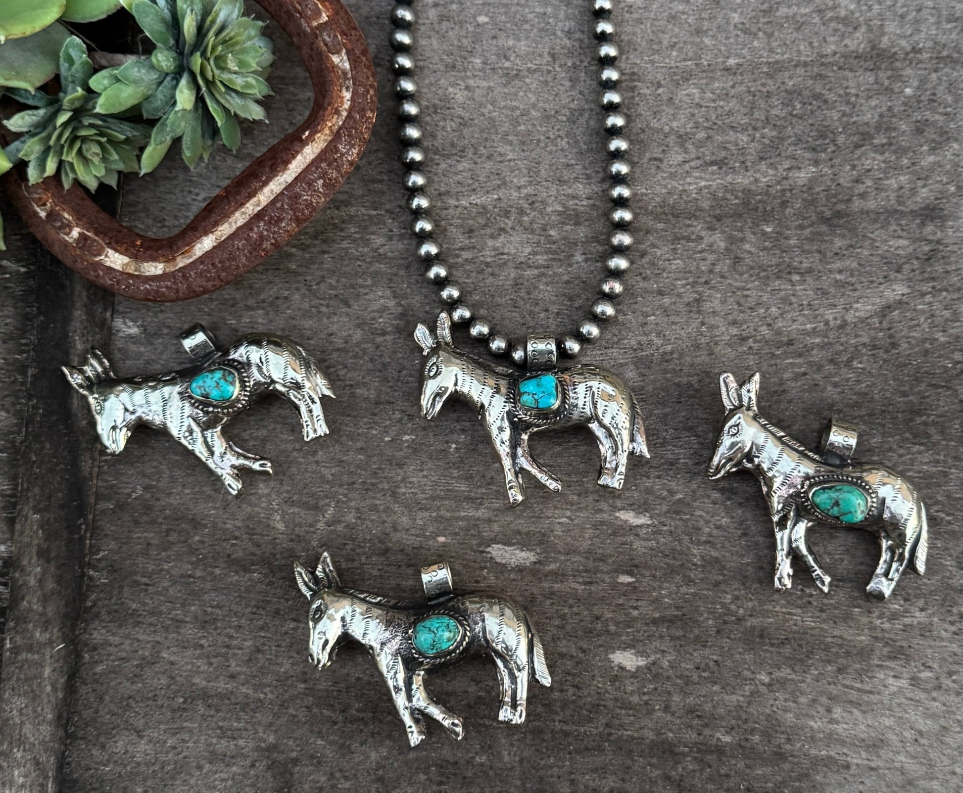 Kingman Donkey Pendent - Cowgirls & City Chics