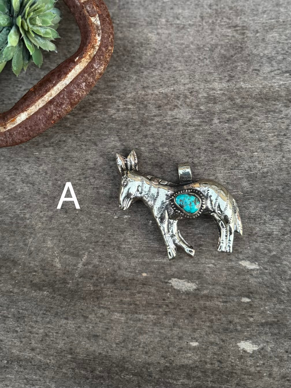 Kingman Donkey Pendent - Cowgirls & City Chics