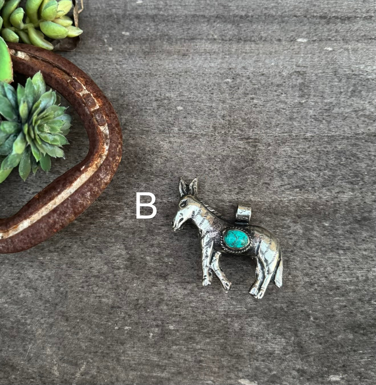 Kingman Donkey Pendent - Cowgirls & City Chics