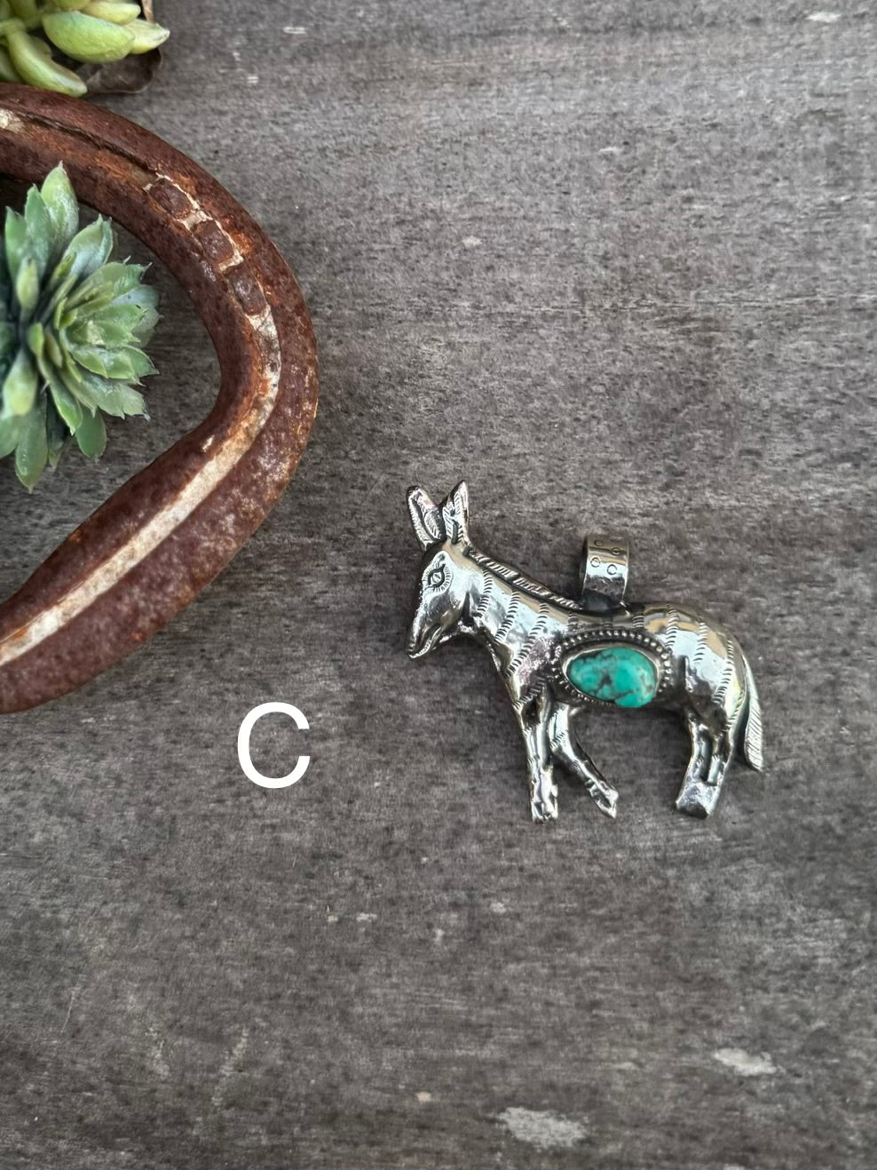 Kingman Donkey Pendent - Cowgirls & City Chics