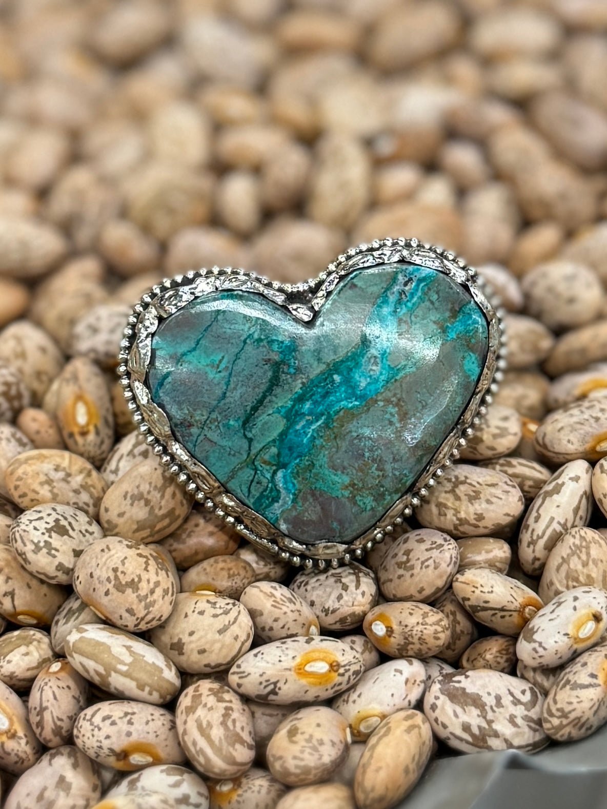 Kingman Heart Ring - Cowgirls & City Chics