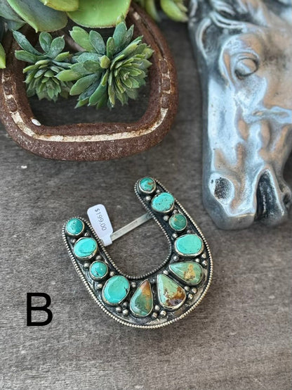Kingman Horseshoe Buckle - Cowgirls & City Chics