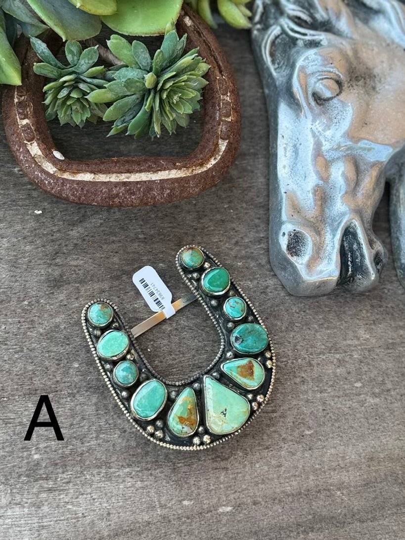 Kingman Horseshoe Buckle - Cowgirls & City Chics