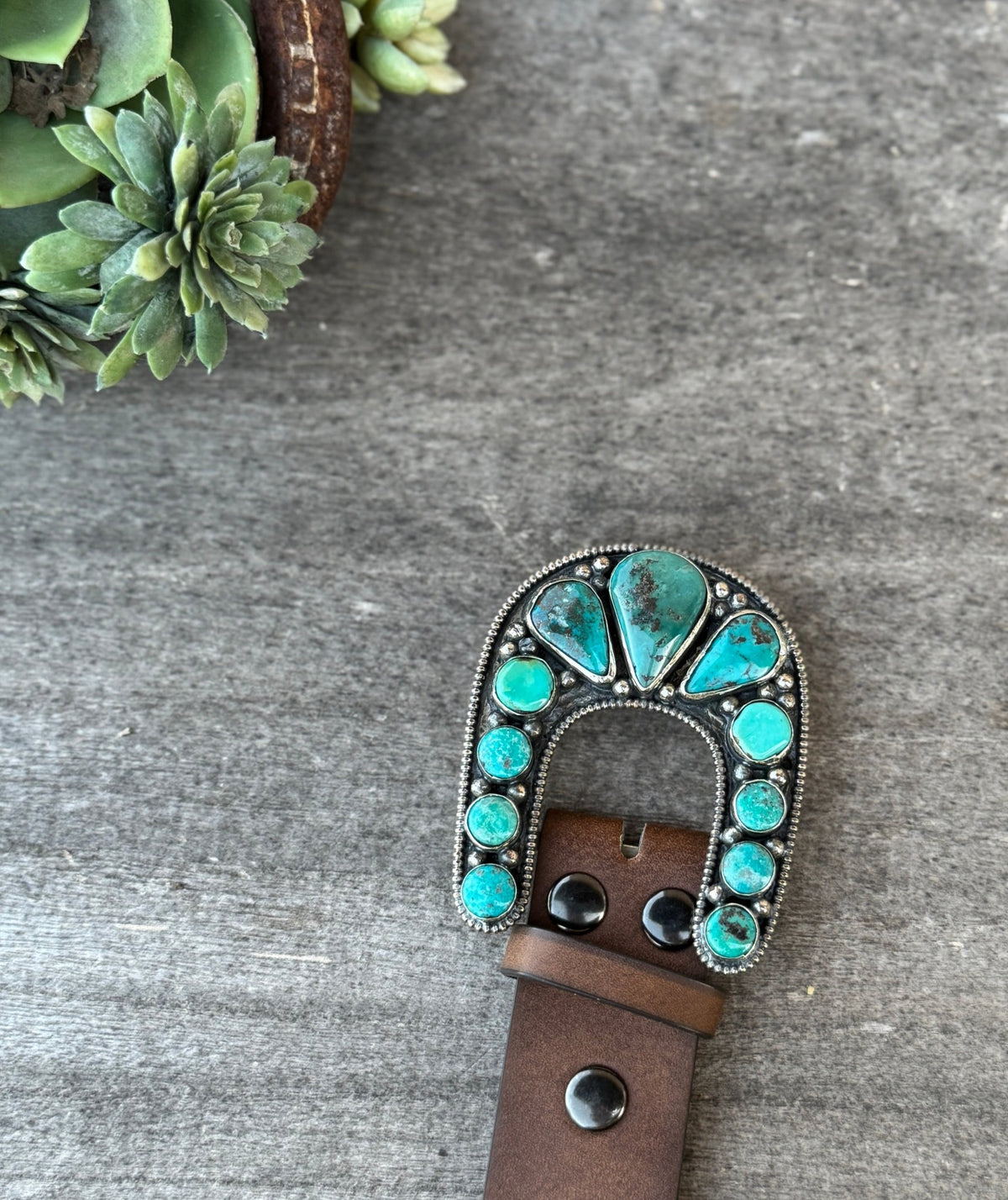Kingman Horseshoe Buckle - Cowgirls & City Chics