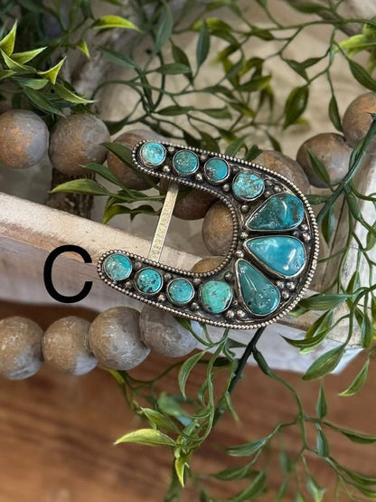Kingman Horseshoe Buckle - Cowgirls & City Chics
