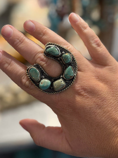 Kingman Horseshoe Ring - Cowgirls & City Chics