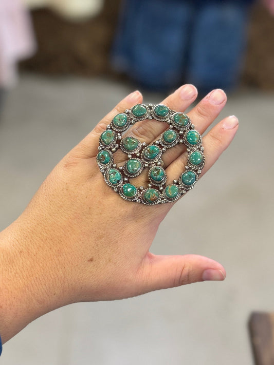 Kingman Peace Sign Ring - Cowgirls & City Chics