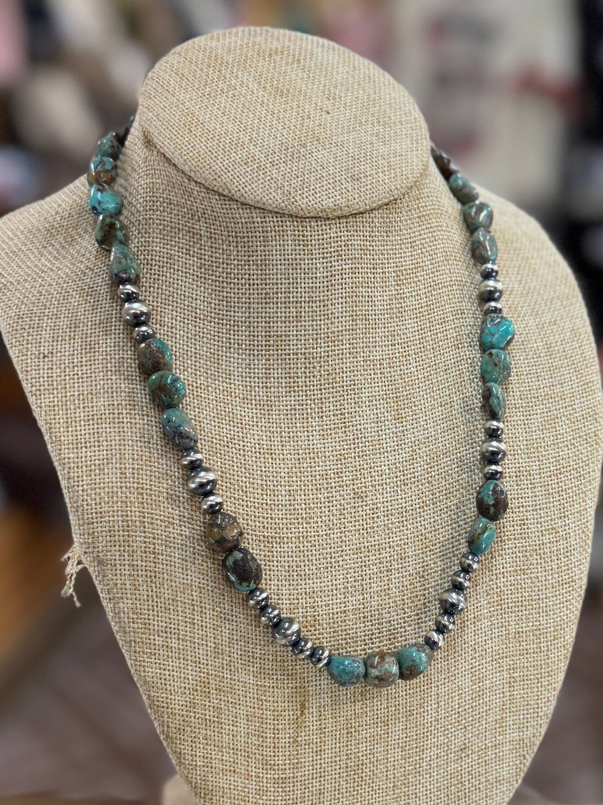 Kingman & Pearl {Becky} Necklace - Cowgirls & City Chics
