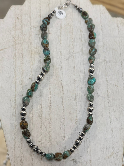 Kingman & Pearl {Becky} Necklace - Cowgirls & City Chics