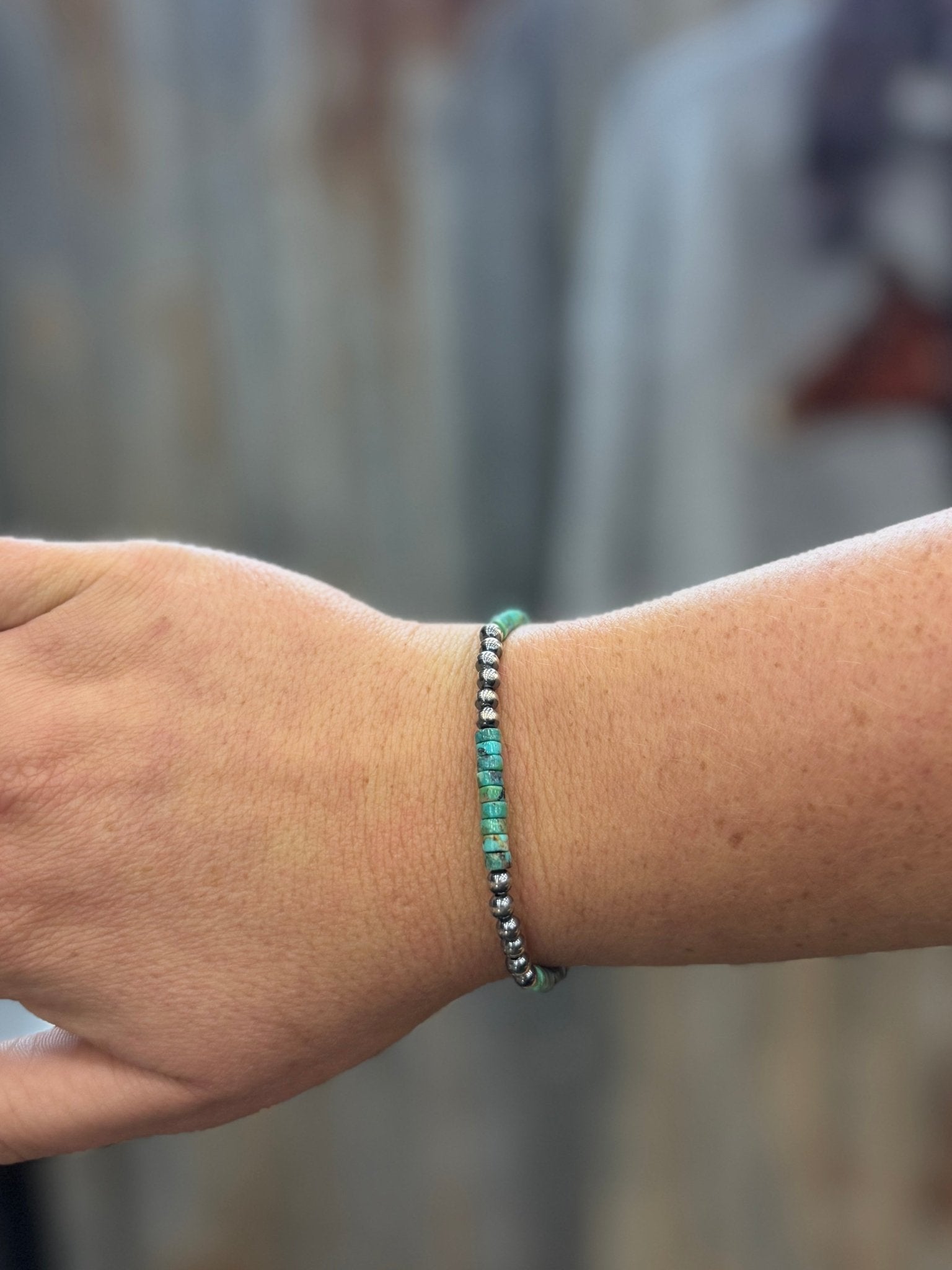 Kingman & Pearl Bracelet - Cowgirls & City Chics