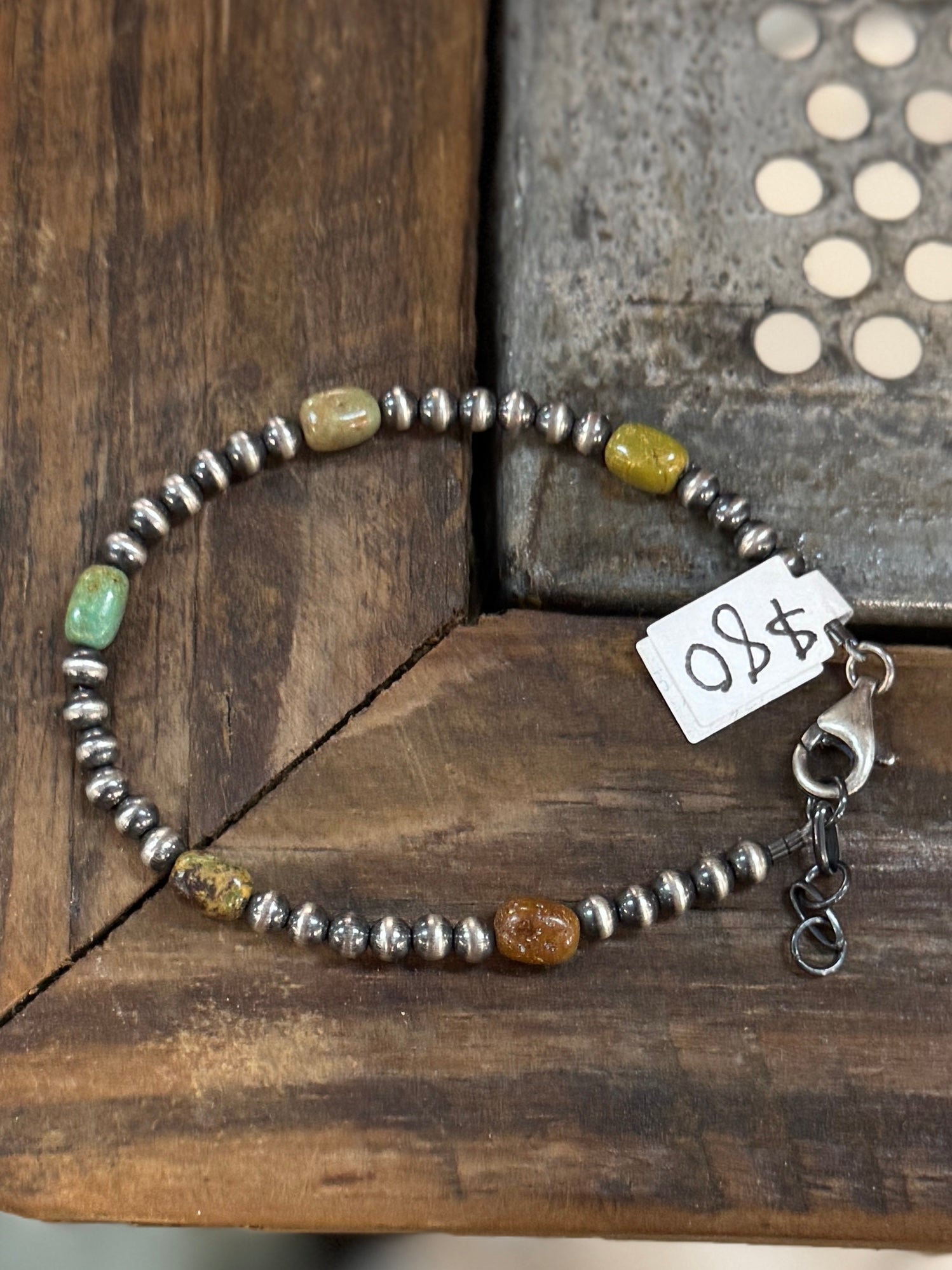Kingman & Pearl Bracelet - Cowgirls & City Chics
