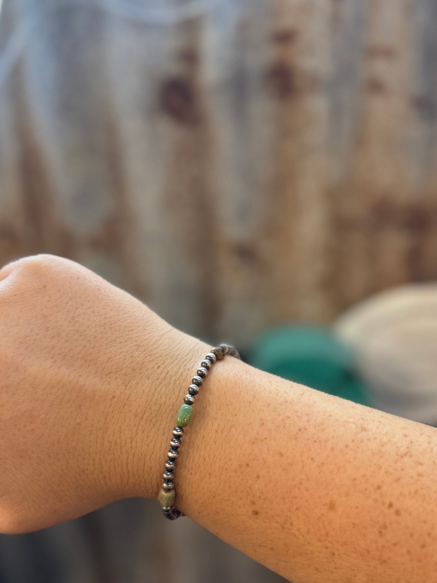 Kingman & Pearl Bracelet - Cowgirls & City Chics