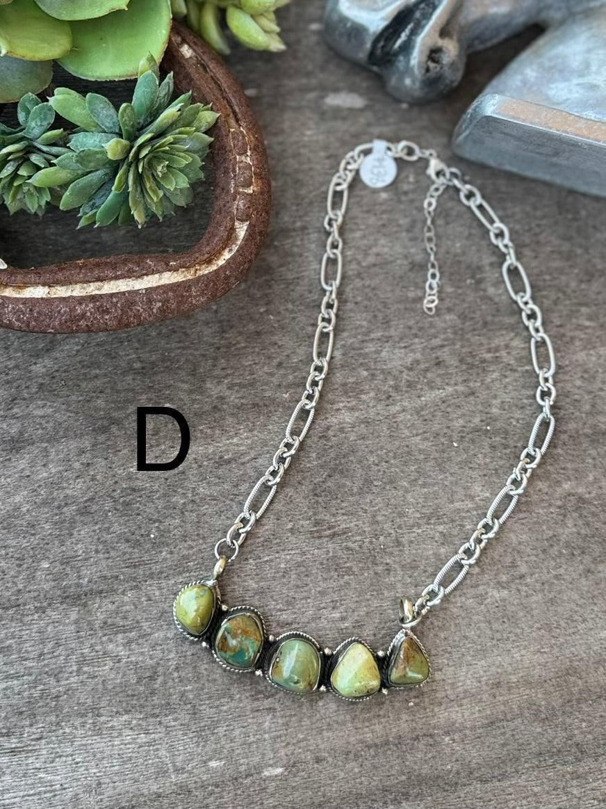 Kingman Stone Pendent Necklace - Cowgirls & City Chics