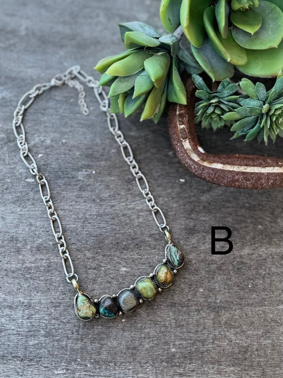 Kingman Stone Pendent Necklace - Cowgirls & City Chics