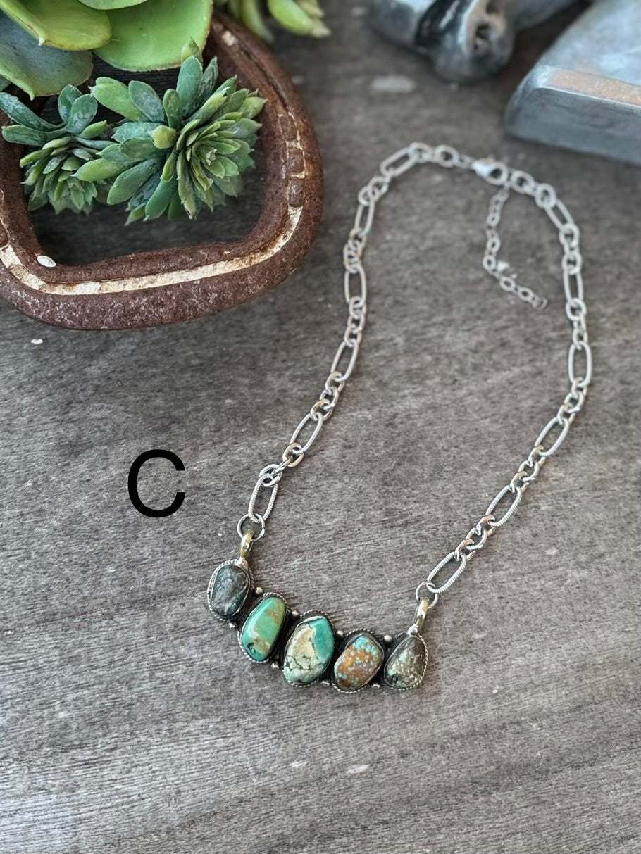 Kingman Stone Pendent Necklace - Cowgirls & City Chics