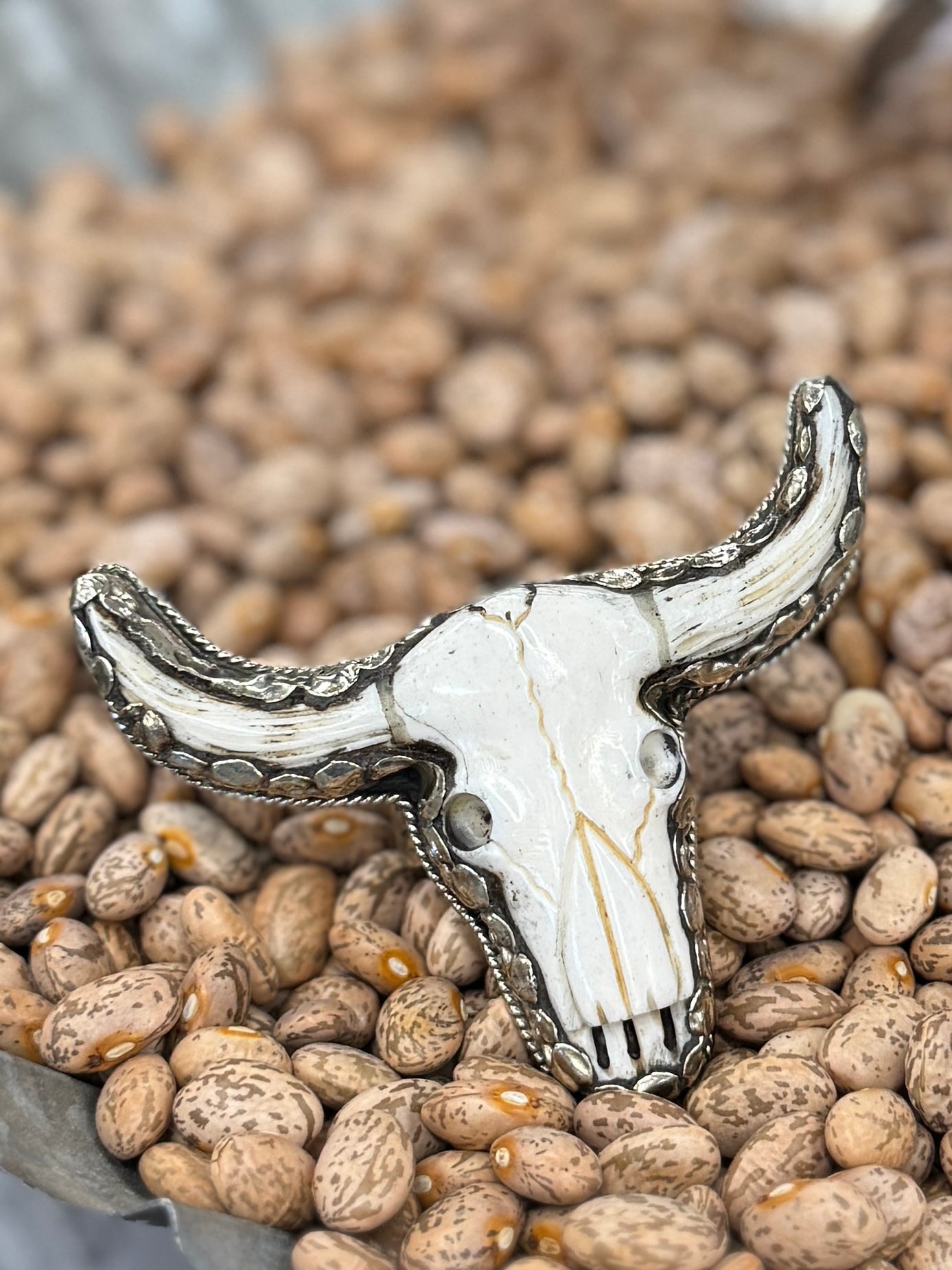 (Lainey) Cow Skull Ring - Cowgirls & City Chics