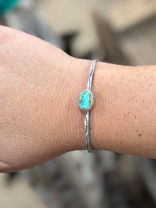{Lily} Sonoran Stamped Cuff - Cowgirls & City Chics