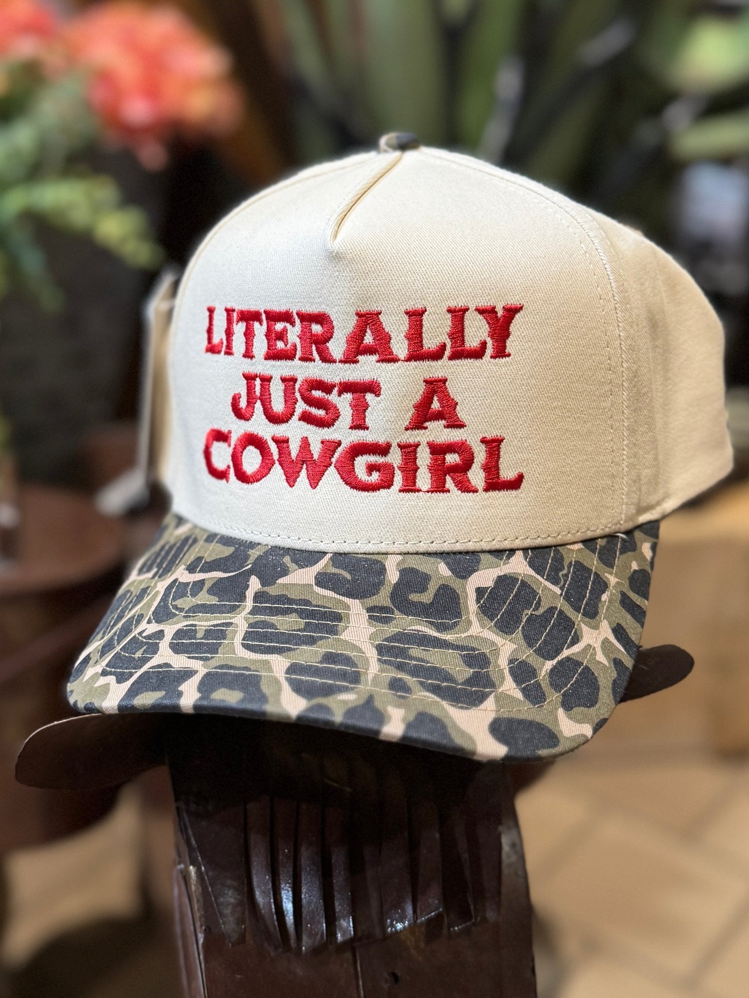 Literally Just A Cowgirl Cap - Cowgirls & City Chics