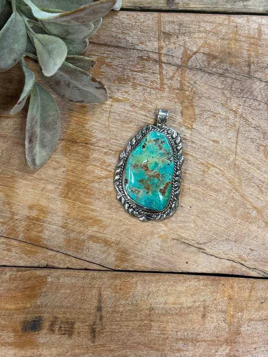 {Lola} Chunky Kingman Pendent - Cowgirls & City Chics