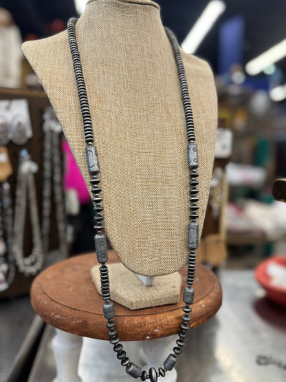 Long Southwest Pearl Necklace - Cowgirls & City Chics