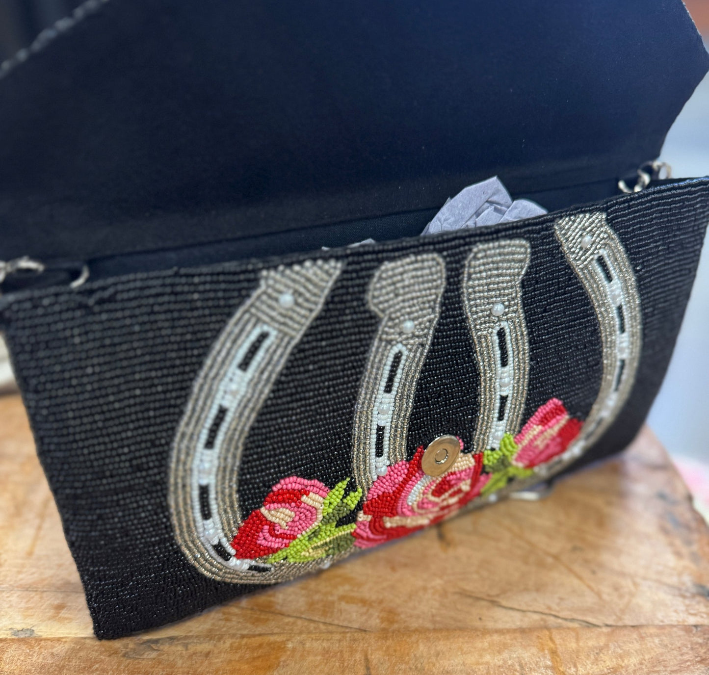 {Lucky} Beaded Clutch - Cowgirls & City Chics