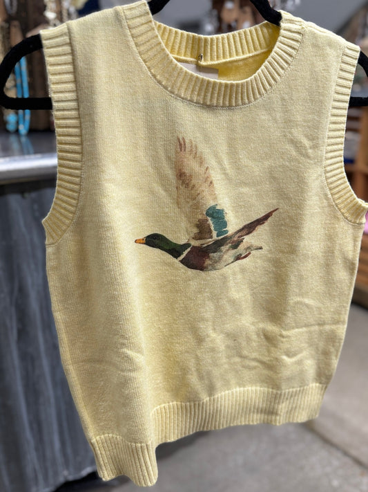 Mallard Sweater Tank - Cowgirls & City Chics