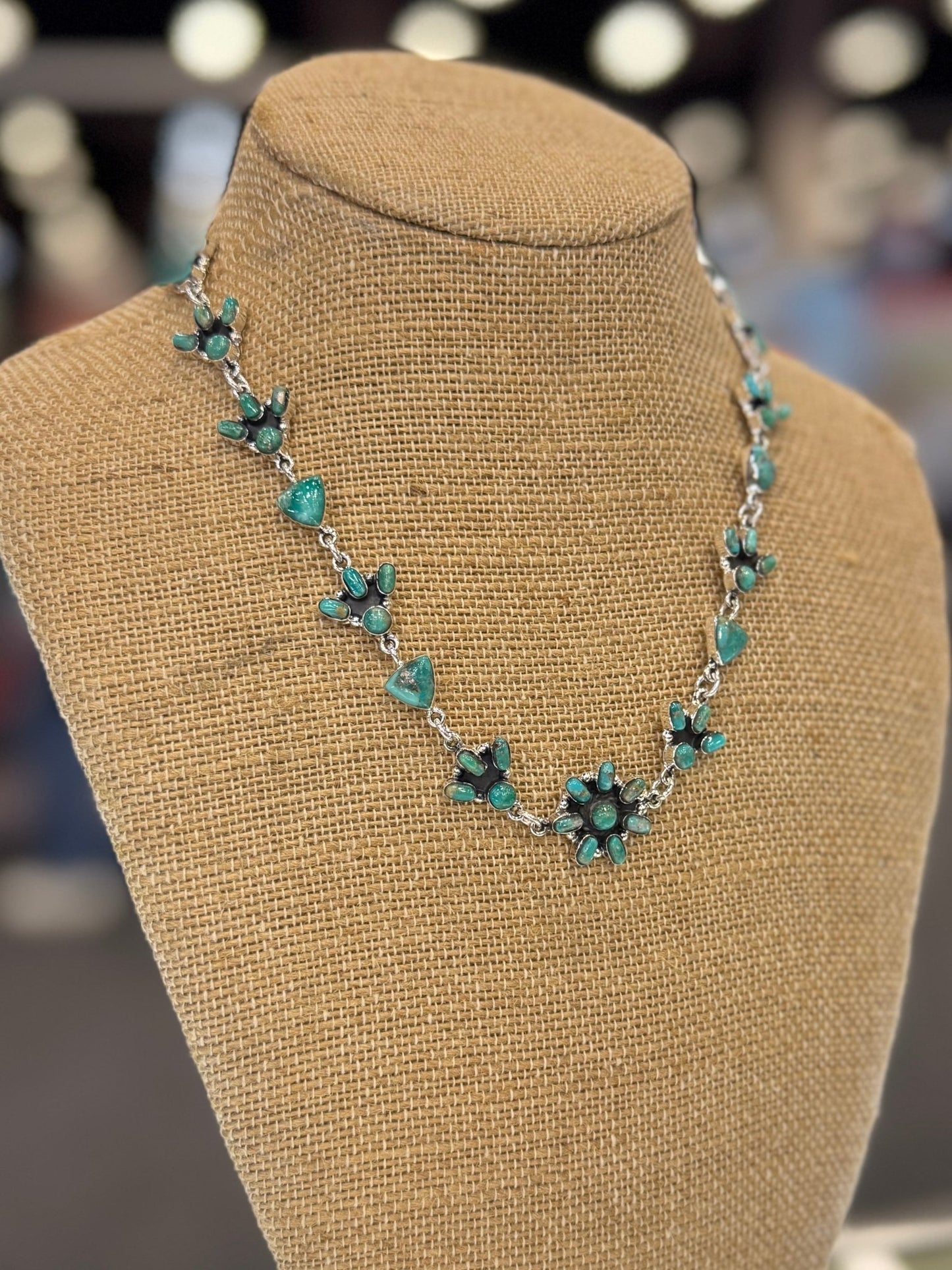 {Maria} Kingman Choker Sterling Necklace - Cowgirls & City Chics