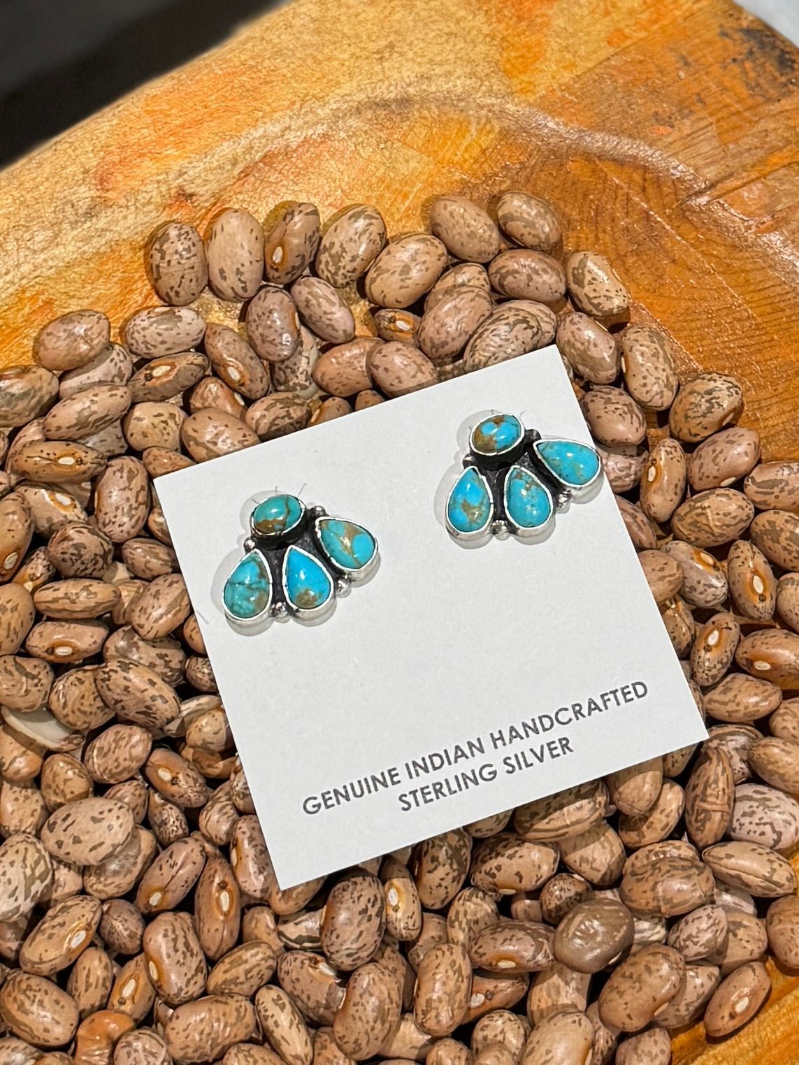 {Melanie} Kingman Cluster Earrings - Cowgirls & City Chics