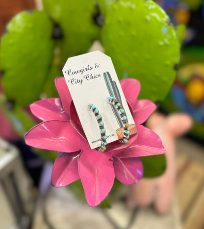 {Mix Match} Sterling Kingman Earrings - Cowgirls & City Chics