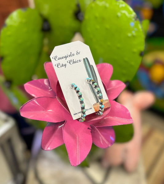 {Mix Match} Sterling Kingman Earrings - Cowgirls & City Chics
