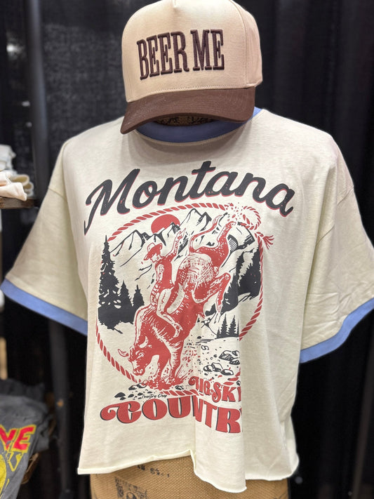 Montana Ringer Tee - Cowgirls & City Chics
