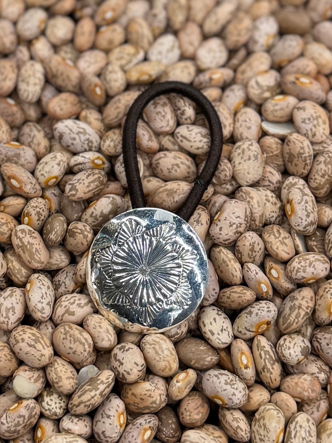 {Morgan} Silver Hair Tie - Cowgirls & City Chics