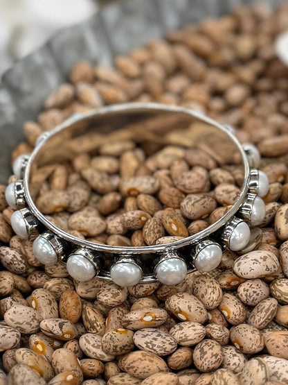 Mother Of Pearl Bangle - Cowgirls & City Chics