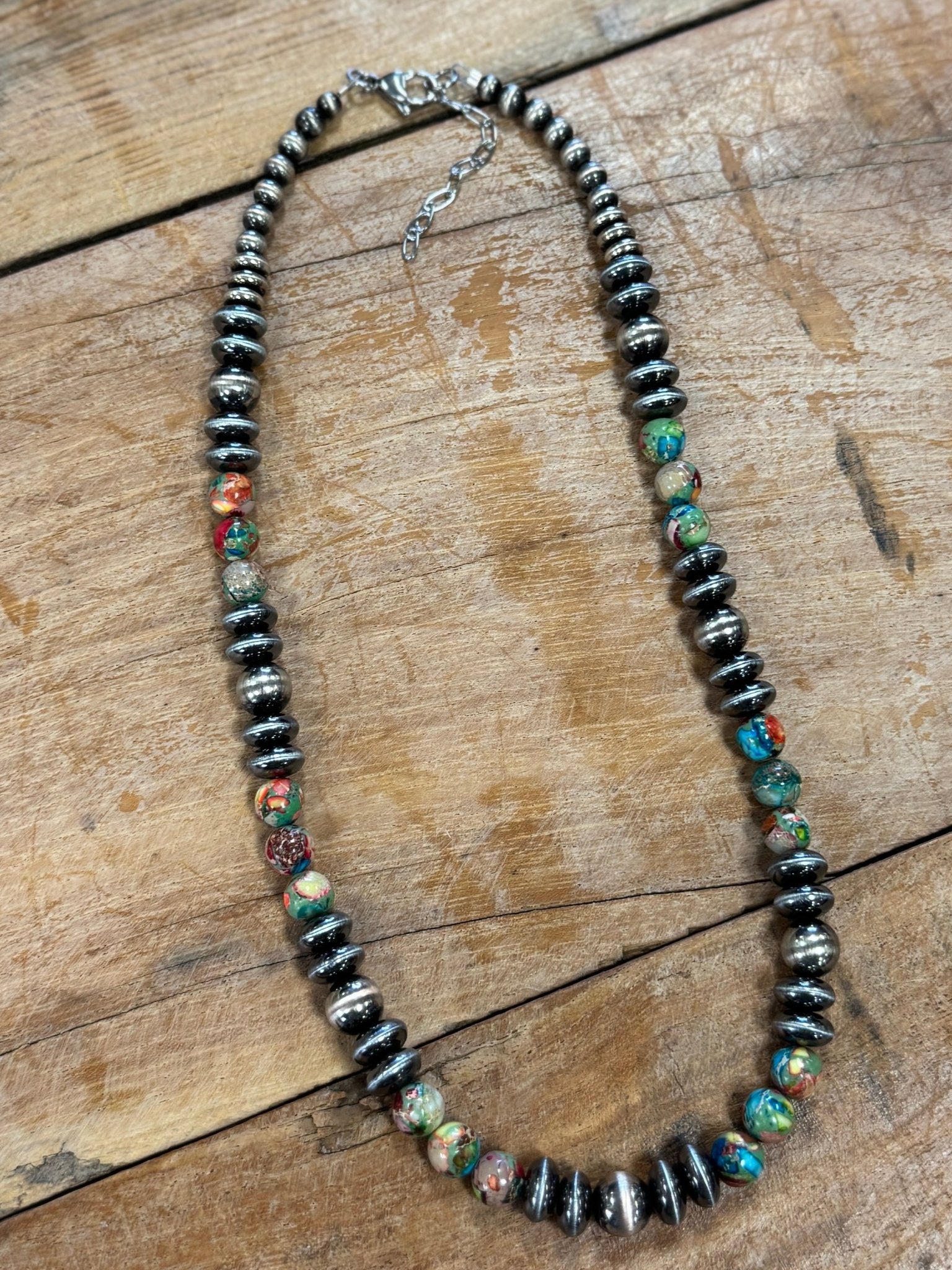 Multi-Color Spacer Necklace - Cowgirls & City Chics