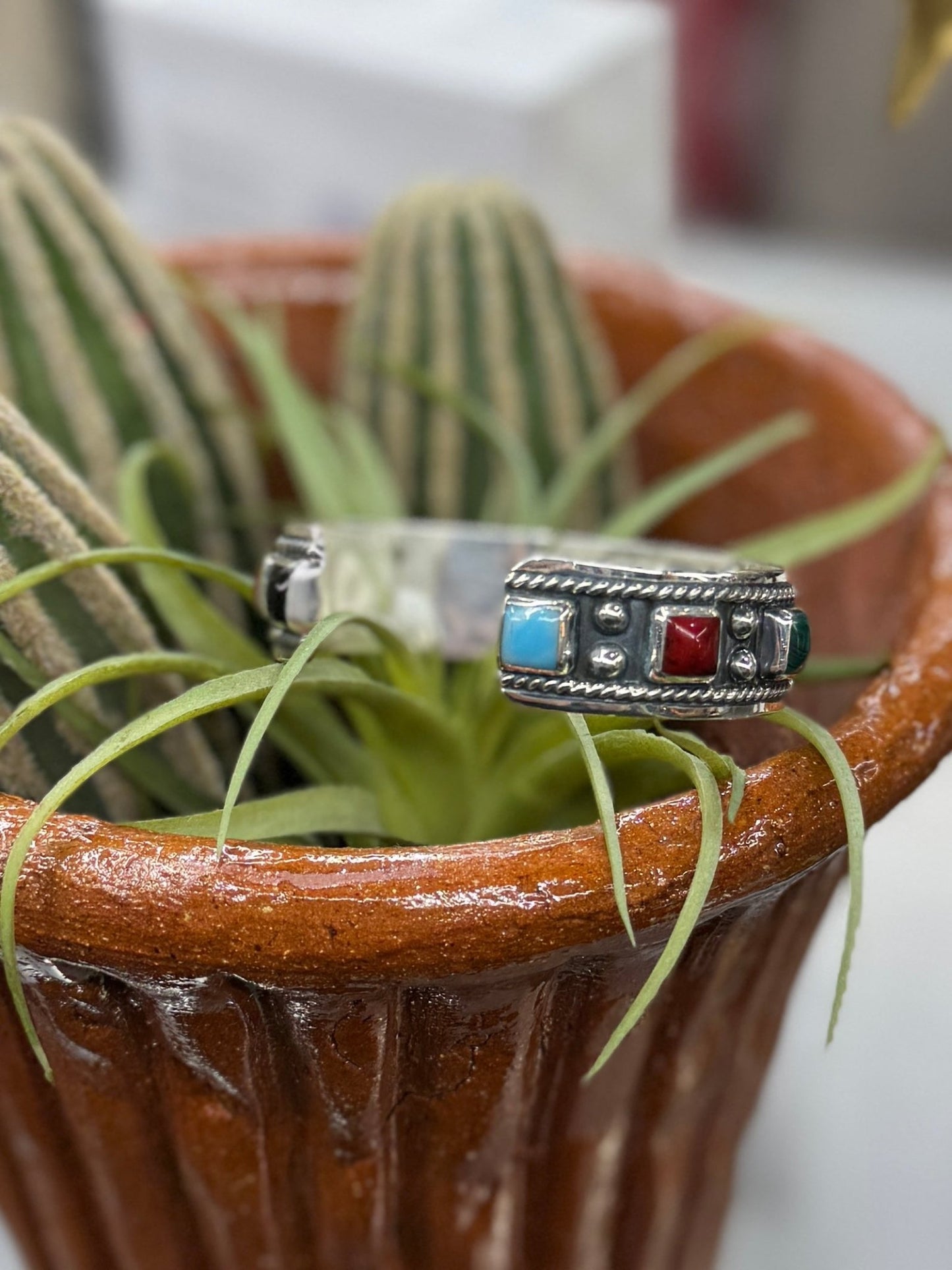 Multi - Color Square Cuff - Cowgirls & City Chics
