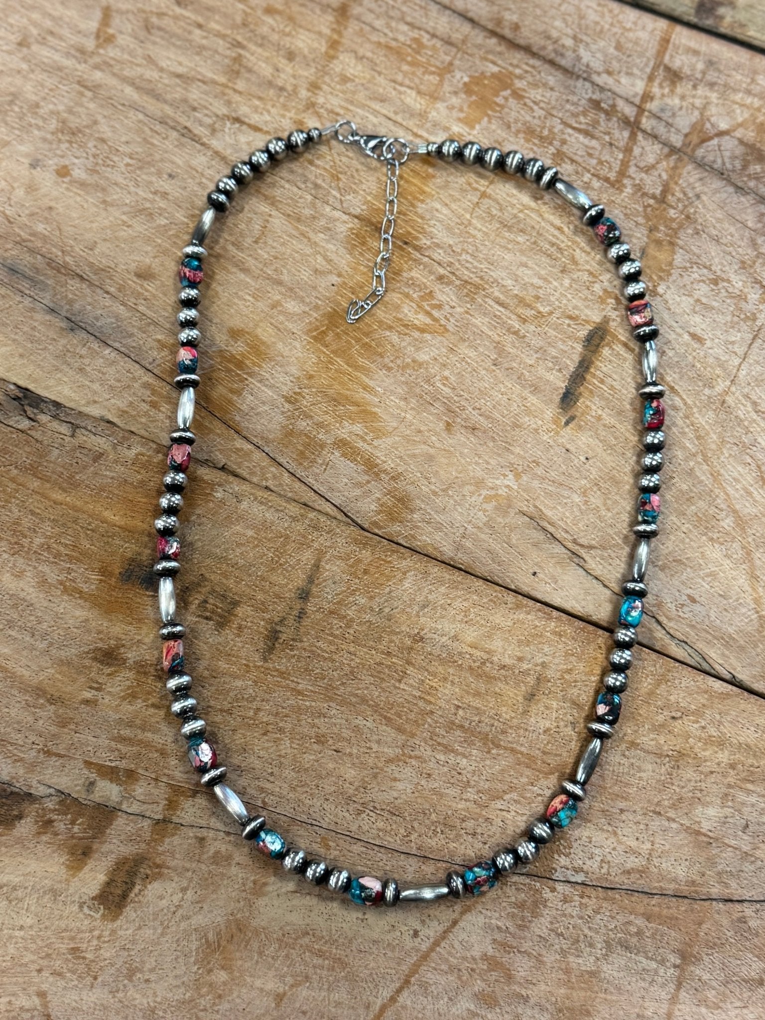 Multi Disc & Pearl Necklace - Cowgirls & City Chics