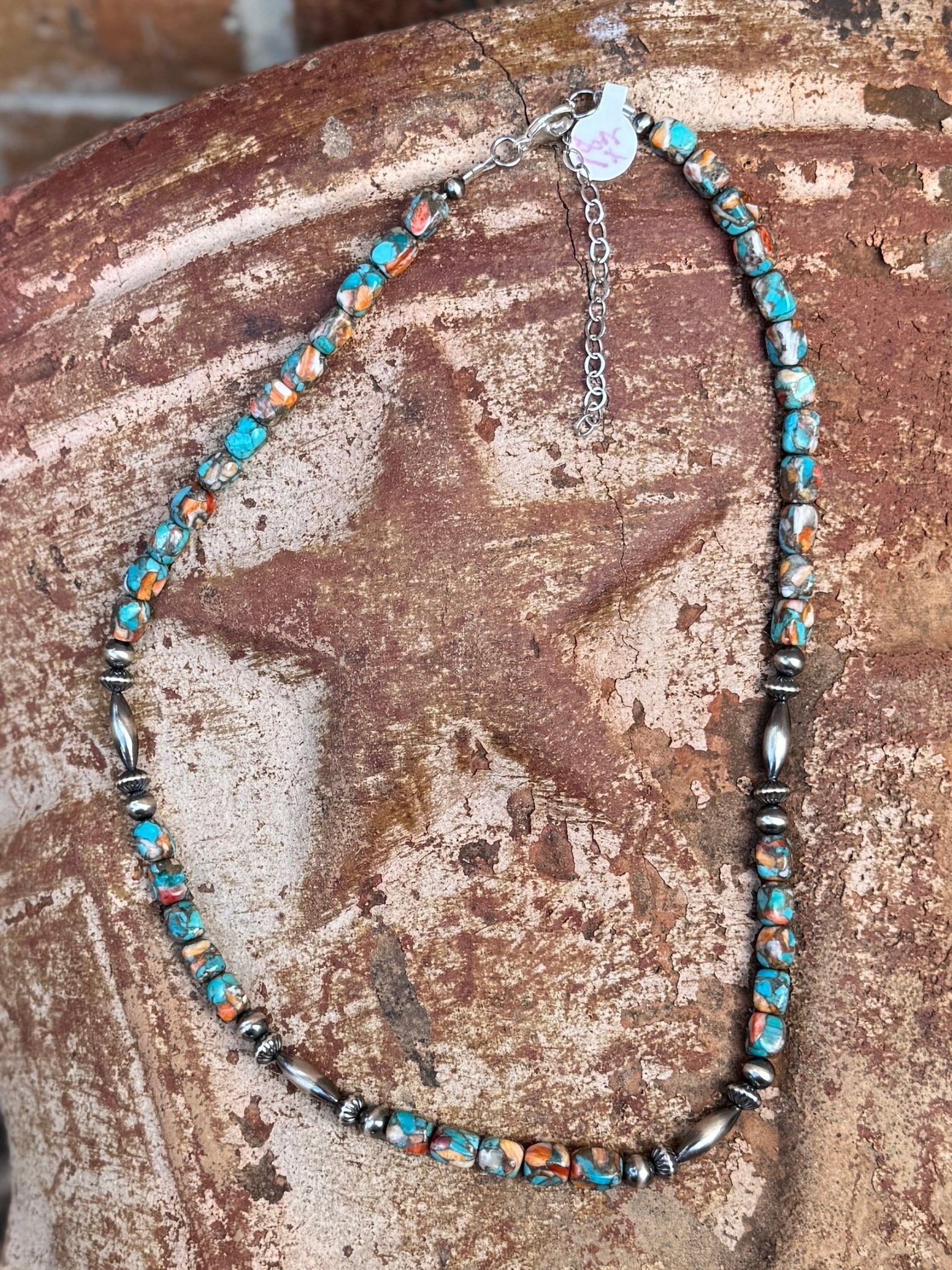 {Orange Crush} Barrel Pearl Necklace - Cowgirls & City Chics