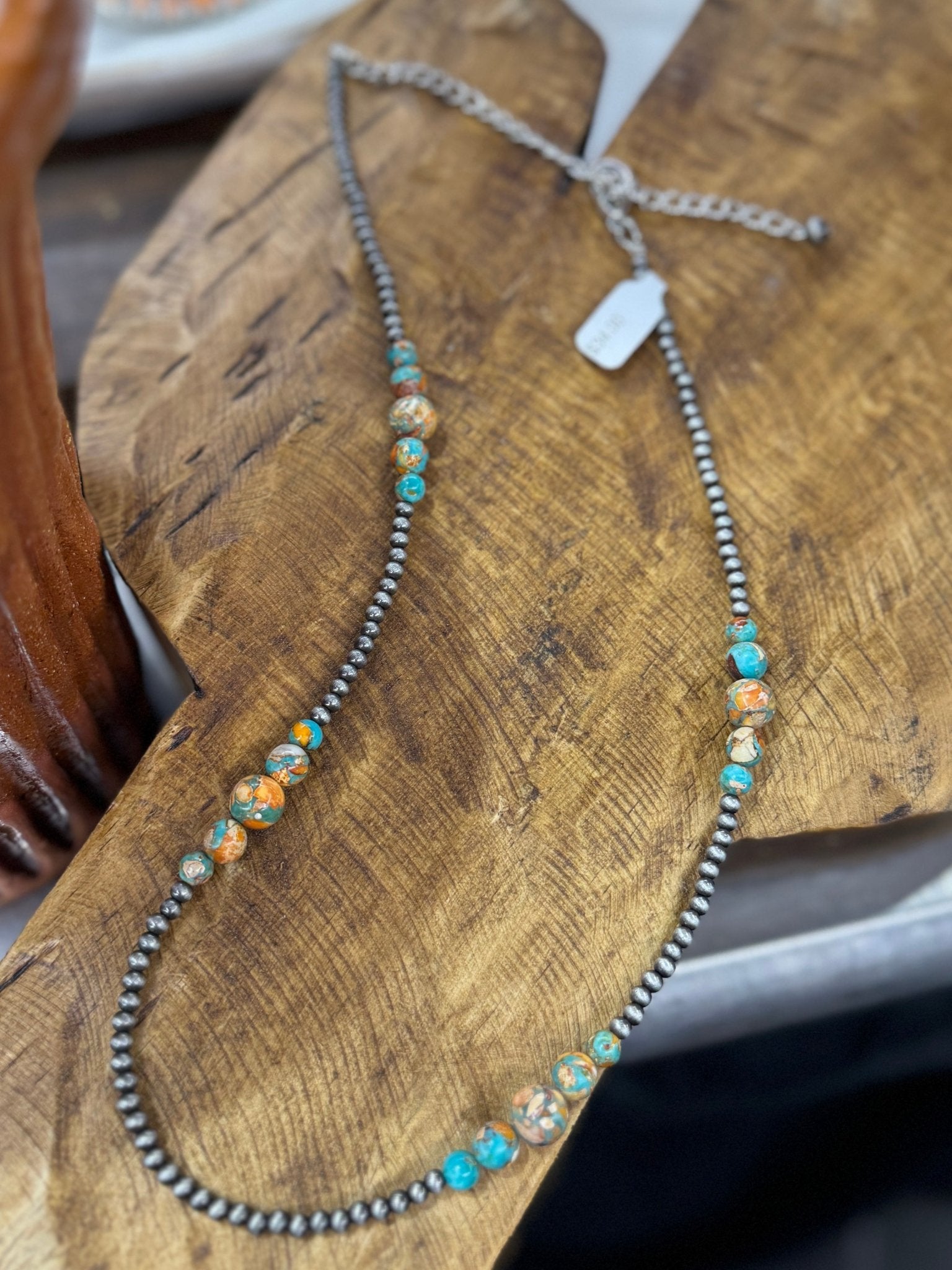Orange Crush Long Necklace - Cowgirls & City Chics