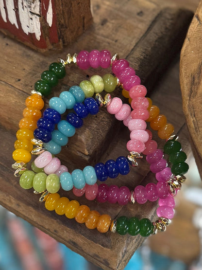 {Paisley} Multi Gemstone Bracelet - Cowgirls & City Chics