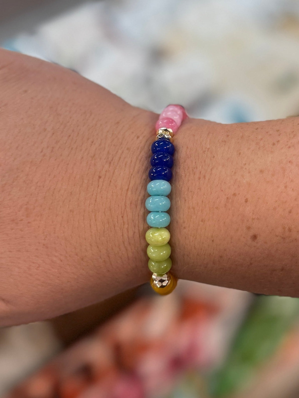 {Paisley} Multi Gemstone Bracelet - Cowgirls & City Chics