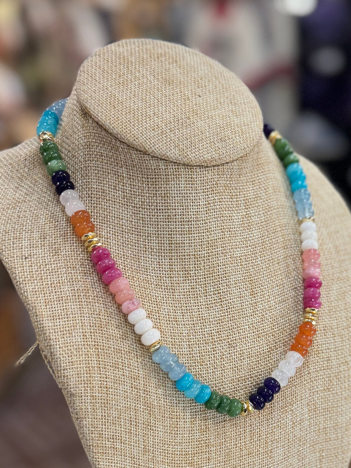 {Paisley} Multi Gemstone Necklace - Cowgirls & City Chics