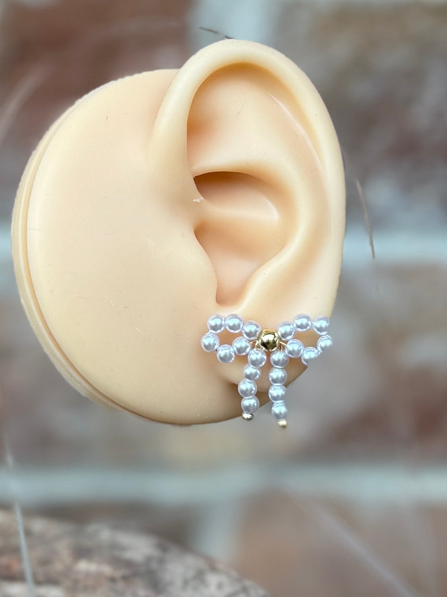 Pearl Bow Earrings - Cowgirls & City Chics