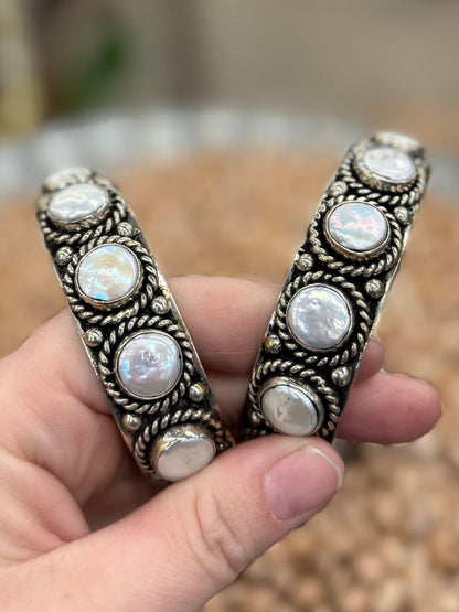 Pearl Cuff/Bangle - Cowgirls & City Chics