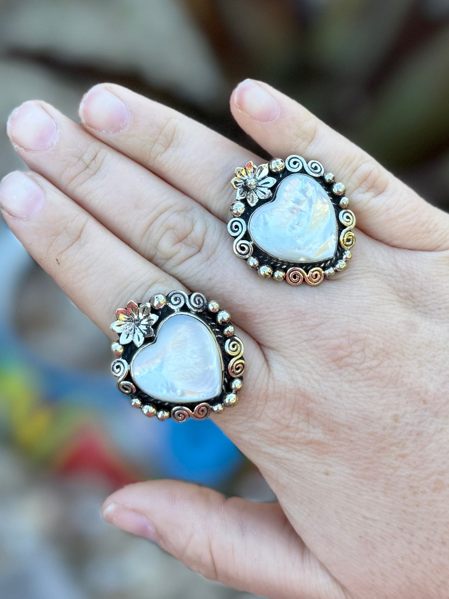 Pearl Heart Ring - Cowgirls & City Chics