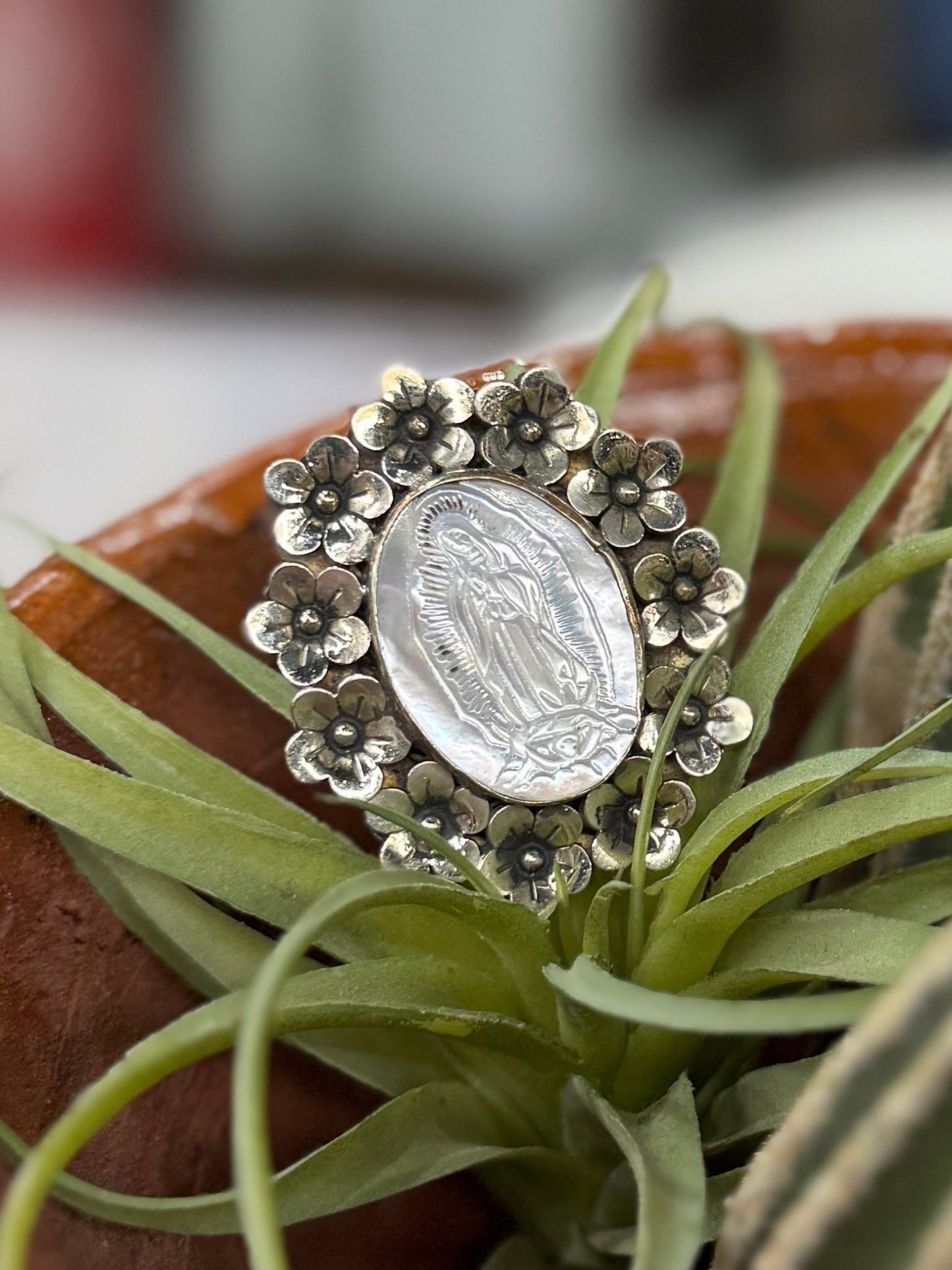 Pearl Rose Mary Pendent - Cowgirls & City Chics