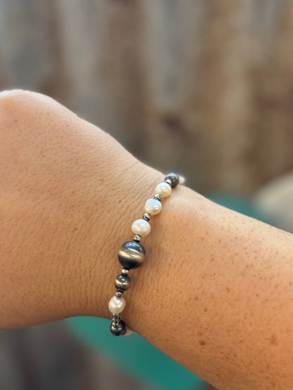 Pearls & Pearls Bracelet - Cowgirls & City Chics