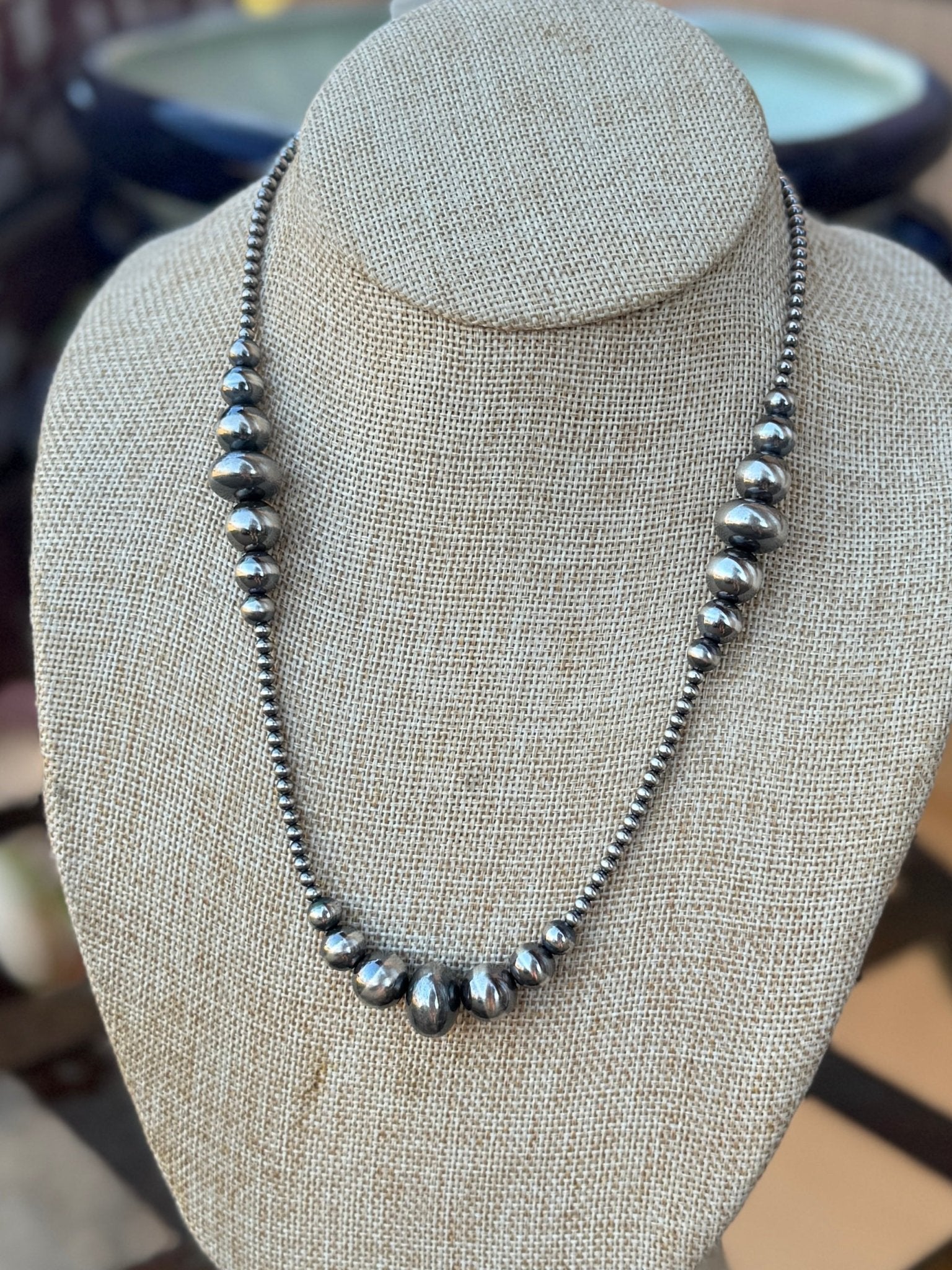 {Pecos} Graduated Pearl Necklace - Cowgirls & City Chics