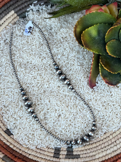 {Pecos} Graduated Pearl Necklace - Cowgirls & City Chics