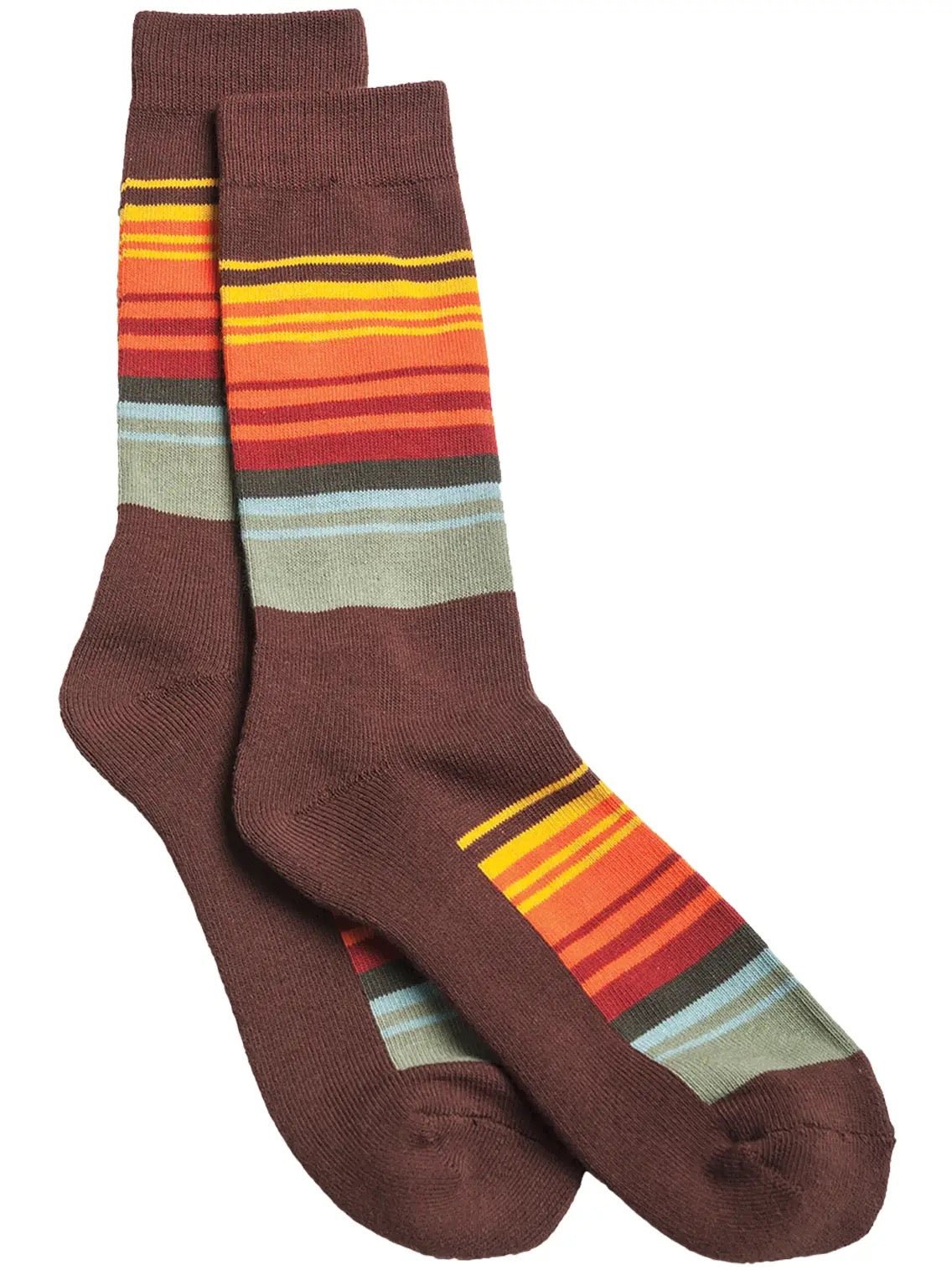 Pendleton Grt Smoky Mtns Stripe Socks - Cowgirls & City Chics