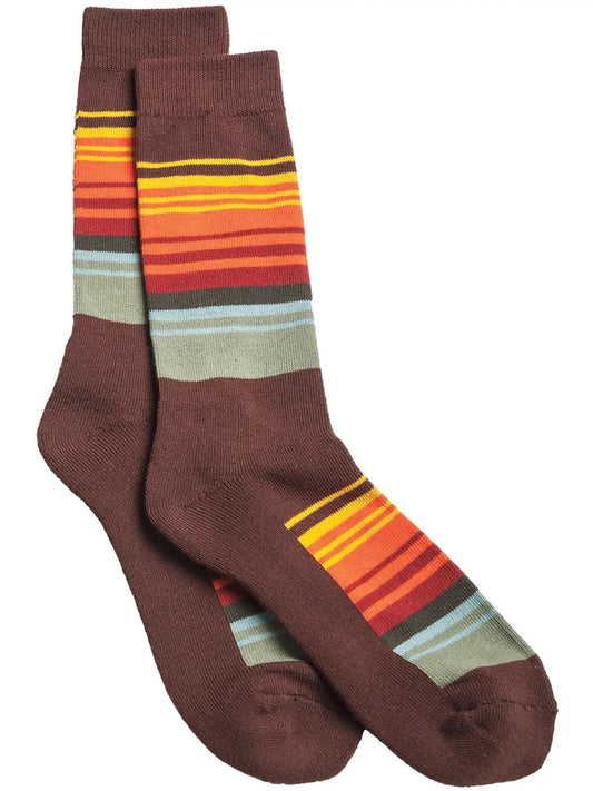 Pendleton Grt Smoky Mtns Stripe Socks - Cowgirls & City Chics